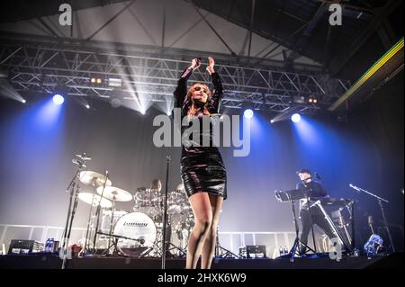 CHVRCHES - SWG3 Glasgow 12th marzo 2022 Foto Stock