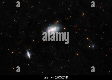 M81 trio di galassie nella costellazione maggiore di Ursa Foto Stock