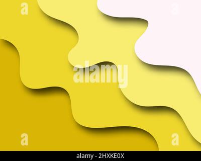 Vendita modello di banner design in carta taglio strati sfondo.illustrazione vettoriale. Foto Stock