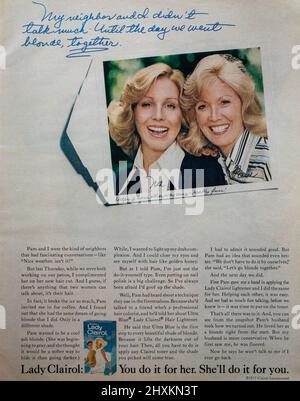 Vintage September 1973 'Ladies' Home Journal' Magazine Advert, USA Foto Stock