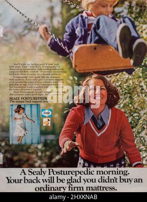 Vintage September 1973 'Ladies' Home Journal' Magazine Advert, USA Foto Stock