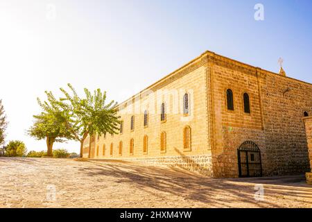 Monastero di Mor Gabriel a Midyat, Mardin. Turchia. Il Monastero di Mor Gabriel è il più antico monastero ortodosso siriaco sopravvissuto al mondo. Foto Stock
