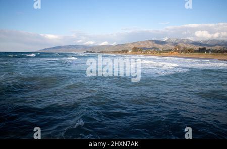 Paphos, Cipro. 13th Mar 2022. Una vista generale della baia di Chrysochous nella penisola di Akamas. Akamas è un promontorio e capo all'estremità nord-occidentale di Cipro con una superficie di 230 kmq. Credit: SOPA Images Limited/Alamy Live News Foto Stock