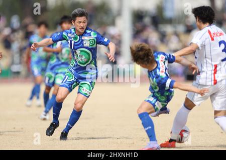 Kazuyoshi Miura (), 13 MARZO 2022 - Japan Football League 2022 Match tra Suzuka Point Getters 2-0 Reinmeer Aomori al Yokkaichi Central Ryokuchi Park, mie, Giappone. (Foto di SportsPressJP/AFLO) Foto Stock