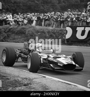 15 Vic Elford (gbr), Cooper Car Company, Cooper T86B-BRM P101 V12 3,0, in azione durante il Gran Premio di Gran Bretagna 1968, 7th round della stagione di Formula uno 1968, sul circuito Brands Hatch, il 20 luglio 1968 a Brands Hatch, UK - Photo DPPI Foto Stock