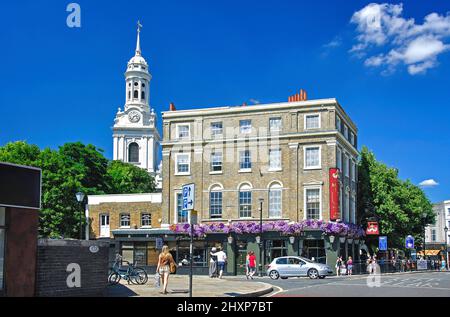 Greenwich High Street, Greenwich, London Borough of Greenwich, Greater London, England, Regno Unito Foto Stock