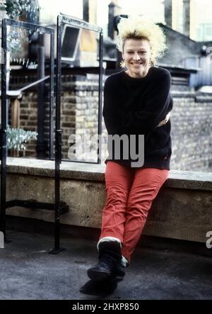 Julie Christie a casa a Londra 1982 Foto Stock