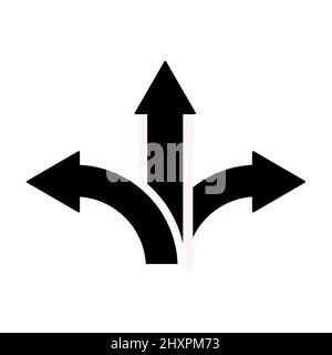 Icona astratta vettoriale sul bianco, illustrazione isolata per grafica e web design. Semplice simbolo piatto. Illustrazione Vettoriale