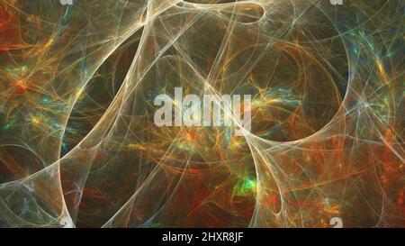 Fracttal art background texture pattern - stratificato organico closeup web Foto Stock