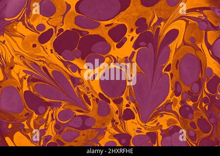 Illustrazione di un intenso mix di colori vivaci Foto Stock