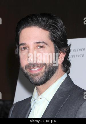 David Schwimmer durante la proiezione 'Trust' di Los Angeles tenutasi presso la Director's Guild of America di Los Angeles Foto Stock