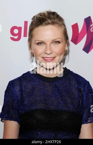 Kirsten Dunst ha partecipato al Glaad Media Awards 22nd al Westin Bonaventure Hotel in Downtown, Los Angeles, USA. Foto Stock