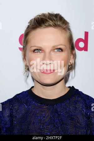 Kirsten Dunst ha partecipato al Glaad Media Awards 22nd al Westin Bonaventure Hotel in Downtown, Los Angeles, USA. Foto Stock