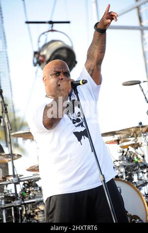 CEE lo Green al Coachella Valley Music and Arts Festival che si tiene presso l'Empire Polo Field, California. Foto Stock