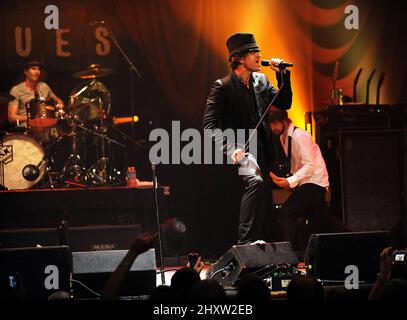 Stephen Jenkins di Third Eye Blind suona dal vivo alla House of Blues nella Carolina del Sud, USA Foto Stock