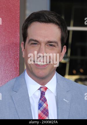 Ed Helms alla prima 'Hangover Part II', tenutasi al Teatro Cinese di Grauman, Los Angeles. Foto Stock