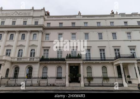 Oleg Deripaska, casa russa di Oligrach a Belgrave Square, Londra, Regno Unito Foto Stock