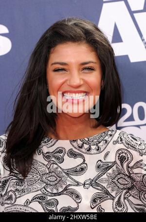 Jessica Szohr durante i MTV Movie Awards 2011 tenutisi all'anfiteatro Gibson di Los Angeles, California Foto Stock