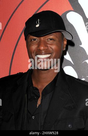 Javier Colon alla Voice finale After Party, tenutasi ad Avalon, a Hollywood. Foto Stock