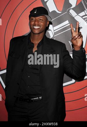 Javier Colon alla Voice finale After Party, tenutasi ad Avalon, a Hollywood. Foto Stock