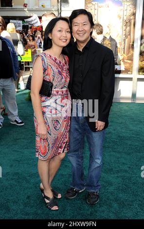 Ken Jeong al 'Zookeeper' Premiere tenuto al Regency Village Theatre di Los Angeles. Foto Stock