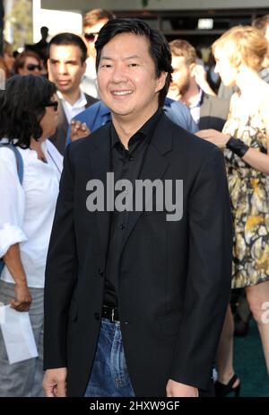 Ken Jeong al 'Zookeeper' Premiere tenuto al Regency Village Theatre di Los Angeles. Foto Stock