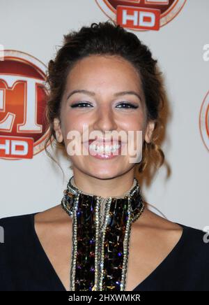 Vanessa Lengies arriva come Entertainment Tonight e visitare la California presentare l'annuale spettacolo Tonight Emmy Party 15th a Vibiana a Los Angeles, CA Foto Stock