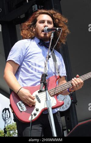 Il Dale Earnhardt Jr. Jr. Si esibisce dal vivo al decimo Festival annuale della musica dei limiti della città di Austin che si svolge allo Zilker Park in Texas, USA. Foto Stock