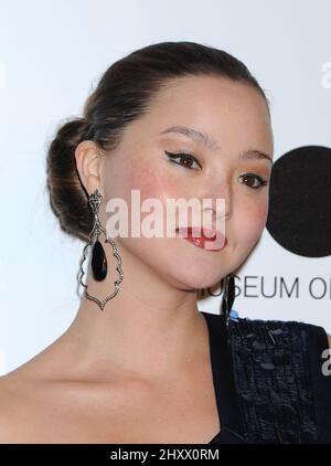 Devon Aoki durante il MOCA Gala 2011 "un Manifesto della vita degli artisti" tenuto presso la MOCA Grand Avenue, Los Angeles Foto Stock