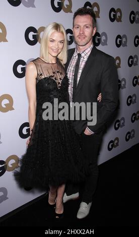 Jaime King e Kyle Newman al GQ Men of the Year Party del 2011, tenutosi al Chateau Marmont di Los Angeles, California Foto Stock