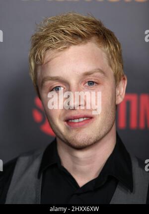 Noel Fisher durante il ricevimento 'senza tetto' della stagione 2 che si tiene presso l'Haus Los Angeles Foto Stock