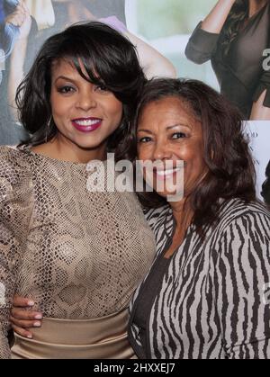 Henson e Madre Bernice Gordon alla prima 'Think Like A Man' al Pan African Film Festival 2012 che si tiene all'ARCLIGHT Cinerama Dome di Hollywood, CA. Foto Stock