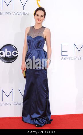 Michelle Dockery partecipa al Primetime Emmy Awards 64th tenuto al Nokia Theatre di Los Angeles. Foto Stock