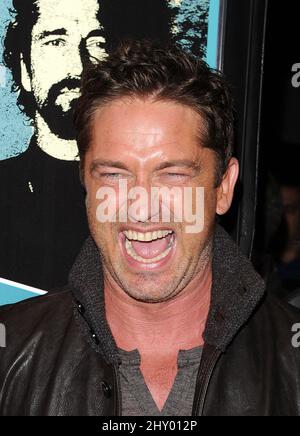 Gerard Butler 'Chasing Mavericks' - Premiere di Los Angeles tenuto al Grove, Los Angeles, California il 18 ottobre 2012. Foto Stock