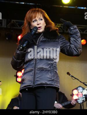 Reba McEntyre ha suonato sulla "Good Morning America" di ABC, da Nashville, Tennessee. Foto Stock
