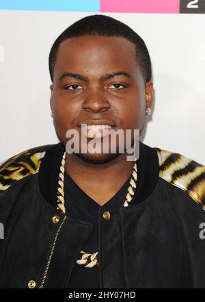 Sean Kingston partecipa ai 40th Anniversary American Music Awards che si tengono al Nokia Theatre di Los Angeles Live il 18 novembre 2012 Los Angeles, CA. Foto Stock