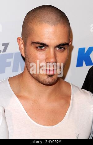 Max George of the Wanted frequenta la serata 2012 KIIS FM 'Jingle Ball' 2 che si tiene al Nokia Theatre di Los Angeles, USA. Foto Stock