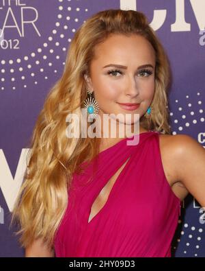 Hayden Panettiere partecipa al CMT 2012 Artists of the Year tenuto presso la fabbrica in Tennessee, USA. Foto Stock