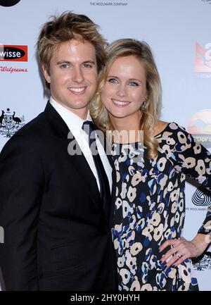 Wesley Dening ha partecipato al G'Day USA Black Tie Gala 2013 per onorare gli australiani a Los Angeles, California. Foto Stock