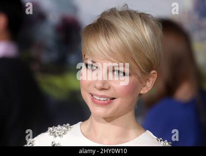 Michelle Williams ha partecipato alla prima mondiale 'Oz il Grande e potente' tenutasi al Teatro El Capitan di Los Angeles, USA. Foto Stock