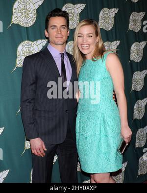 Matt Bomer e Piper Perabo partecipano al pranzo annuale dei 50th Publicists Awards tenutosi al Beverly Hilton Hotel di Los Angeles, California. Foto Stock