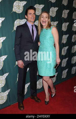 Matt Bomer e Piper Perabo partecipano al pranzo annuale dei 50th Publicists Awards tenutosi al Beverly Hilton Hotel di Los Angeles, California. Foto Stock