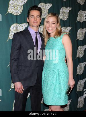 Matt Bomer e Piper Perabo partecipano al pranzo annuale dei 50th Publicists Awards tenutosi al Beverly Hilton Hotel di Los Angeles, California. Foto Stock