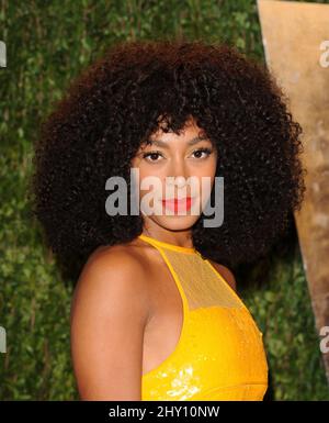 Solange Knowles partecipa al Vanity Fair Oscar Party a Los Angeles, California. Foto Stock