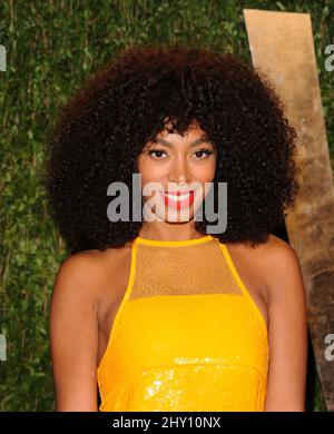 Solange Knowles partecipa al Vanity Fair Oscar Party a Los Angeles, California. Foto Stock