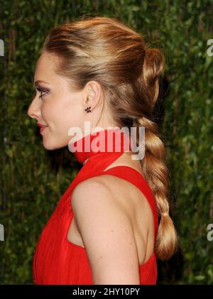 Amanda Seyfried partecipa al Vanity Fair Oscar Party del 2013 che si tiene presso le Sunset Towers Foto Stock