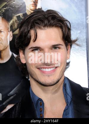 Gleb Savchenko durante la prima del nuovo film di Paramount Pictures G.I. JOE: RITORSIONE, tenuto al Grauman's Chinese Theatre, il 28 marzo 2013, a Los Angeles. Foto Stock