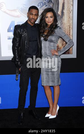 Naya Rivera presente al '42' The True Story of an American Legend premiere tenuto al TCL Chinese Theatre di Los Angeles, USA. Foto Stock