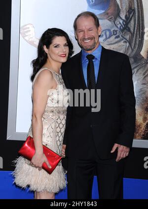 Bill Cowher partecipa al '42' The True Story of an American Legend premiere tenuto al TCL Chinese Theatre di Los Angeles, USA. Foto Stock