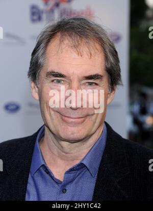 Timothy Dalton partecipa a "A Salute to Old Hollywood Party" per celebrare il lancio di BritWeek 2013 tenuto presso la residenza britannica di Los Angeles, USA. Foto Stock